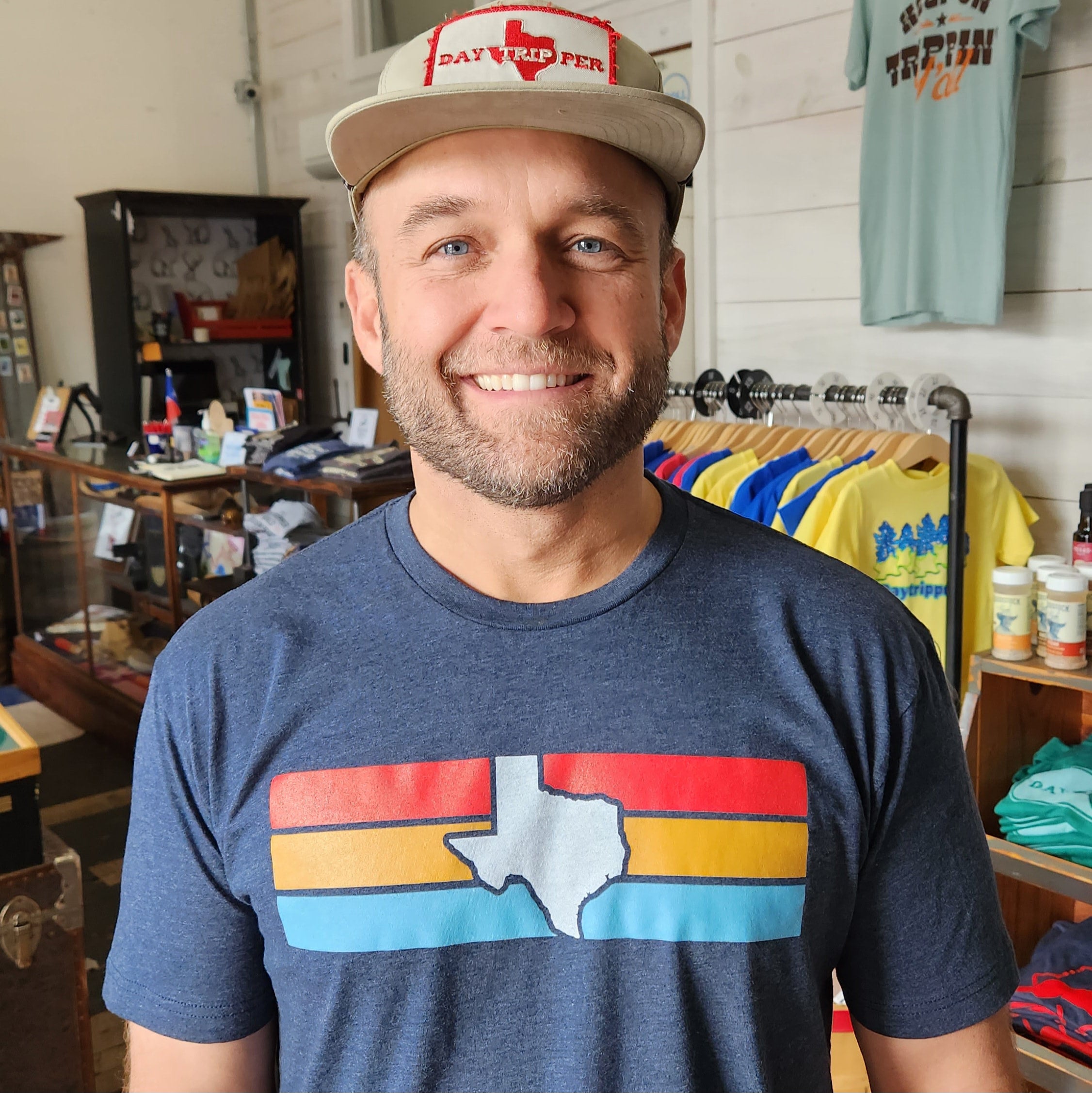 Texas stripes tee the daytripper